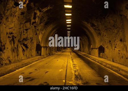 Wawona Tunnel im Yosemite National Park. Stockfoto