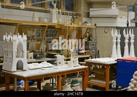 Museum des Tempels der Sagrada Familia in Barcelona, Katalonien, Spanien Stockfoto