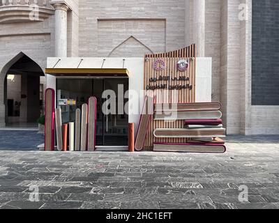 Kleine Bibliothek im Katara Kulturdorf doha Stockfoto