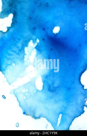 Der Texturhintergrund der Wasserfarbe in der Palette. Stockfoto