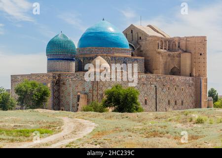 Mausoleum von Khoja Ahmed Yasawi in Turkistan, Kasachstan Stockfoto