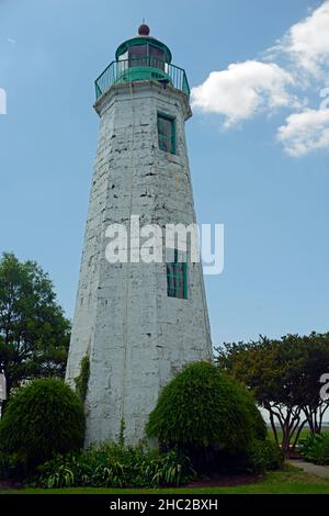 Old Point Comfort Light Stockfoto