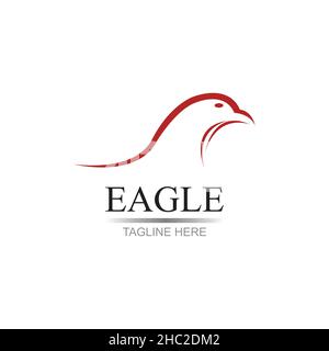eagle Logo Vektor Illustration Design Vorlage - Vektor Stock Vektor