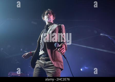 Javis Cocker in der Invisible Wind Factory, Liverpool November 2021 Stockfoto