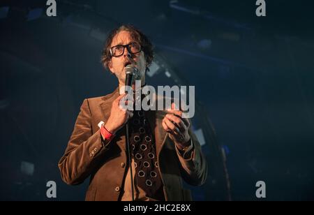 Javis Cocker in der Invisible Wind Factory, Liverpool November 2021 Stockfoto