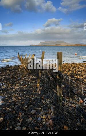 Loch na Lathaich auf der Isle of Mull. Stockfoto