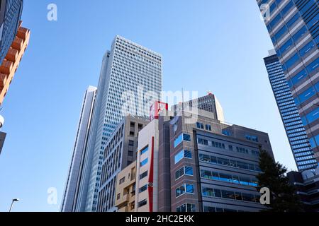 Shinjuku Nomura Building, Shinjuku Business District, Tokio, Japan Stockfoto