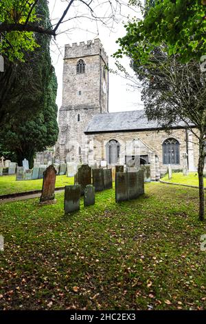 Padstow, Cornwall, St. Petroc's Church, Padstow, Cornwall, Großbritannien, England, anglikanische Kirche, Padstow Kirche, Padstow St. Petroc Kirche, St. Petroc Kirche Stockfoto