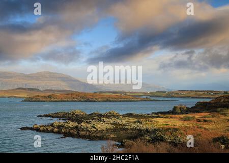 Loch na Lathaich auf dem Ross of Mull. Stockfoto