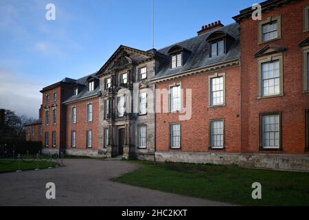 Dunham Massey UK Dezember Land Herrenhaus National Trust Eigentum Stockfoto