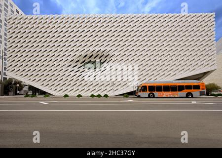 Das Broad Museum in der Innenstadt von Los Angel Stockfoto