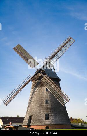 Holländerwindmühle Straupitz 3 Stockfoto