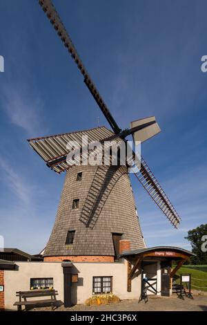 Holländerwindmühle Straupitz Stockfoto