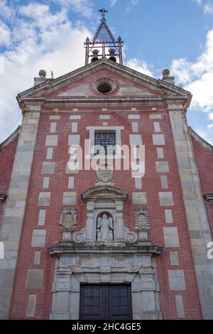 Kirche San Juan Bautista, Hervas, Dorf Ambroz Valley. Caceres, Extremadura, Spanien Stockfoto