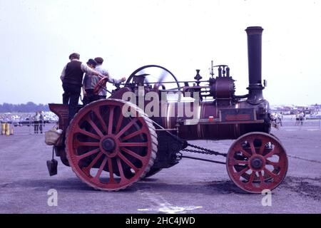 Ein Traktionsmotor in Biggin Hill im Jahr 1970 Stockfoto