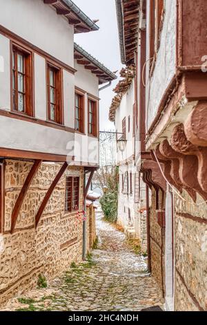 Kastoria im Winter, Griechenland Stockfoto