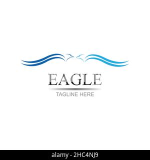 eagle Logo Vektor Illustration Design Vorlage - Vektor Stock Vektor