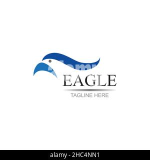 eagle Logo Vektor Illustration Design Vorlage - Vektor Stock Vektor
