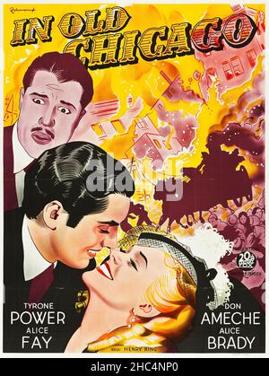 TYRONE POWER und ALICE IN IM ALTEN CHICAGO (1938), Regie Henry KING. Kredit: 20th CENTURY FOX / Album Stockfoto