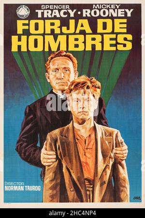 SPENCER TRACY und MICKEY ROONEY in BOYS TOWN (1938), Regie: NORMAN TAUROG. Kredit: M.G.M. / Album Stockfoto