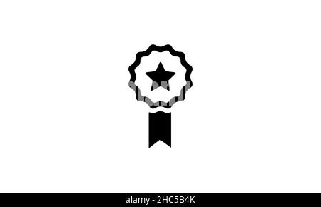Abzeichen-Symbol in trendigen flachen Stil, Award Symbol Symbol Vektor Stock Vektor