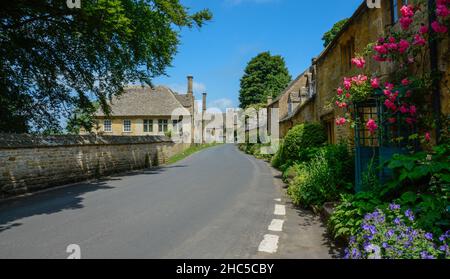 Das attraktive Cotswold-Dorf Snowshill, Gloucestershire Stockfoto