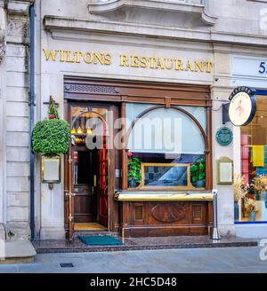 Wiltons Restaurant, Jermyn Street, London SW1 Stockfoto