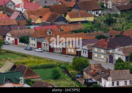 Die Stadt Rupea in Rumänien Stockfoto