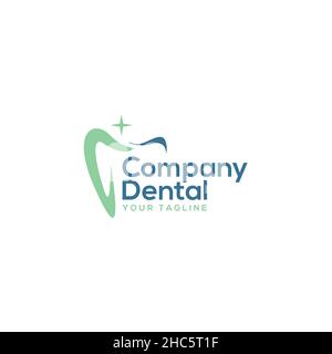 Moderne einfache Design FIRMA DENTAL Logo Design Stock Vektor