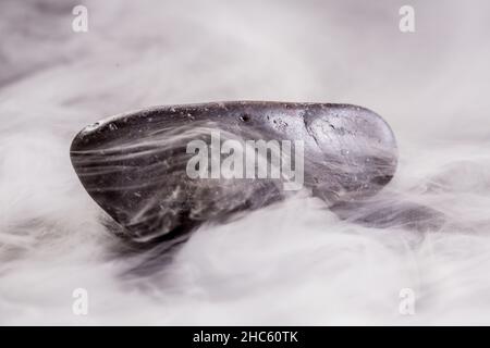 Schöne Aufnahme eines Silberstücks Stockfoto
