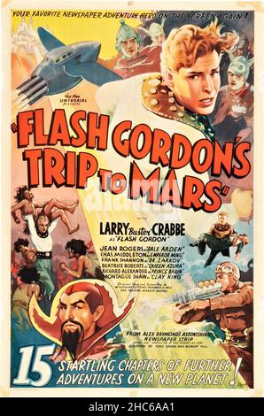 BUSTER CRABBE IM FLASH GORDON'S TRIP TO MARS (1938), REGIE: ROBERT F. HILL UND FORD BEEBE. Kredit: UNIVERSALBILDER / Album Stockfoto