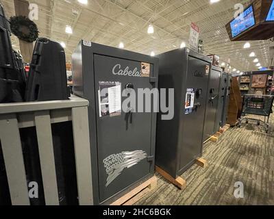 Augusta, GA USA - 12 03 21: Cabelas-Einzelhandelsgeschäft Cabela Parkway Stockfoto