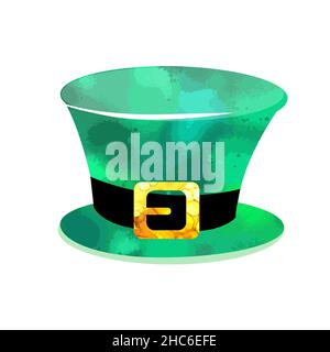 Grüner Hut. Alles gute zum St. Patrick's Day. Vektorgrafik Stock Vektor