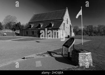 Sommer-Ansicht von Oakham Castle, Marktgemeinde Oakham, Rutland County, England, UK Stockfoto