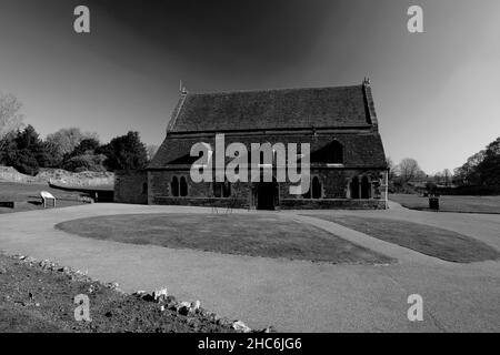 Sommer-Ansicht von Oakham Castle, Marktgemeinde Oakham, Rutland County, England, UK Stockfoto