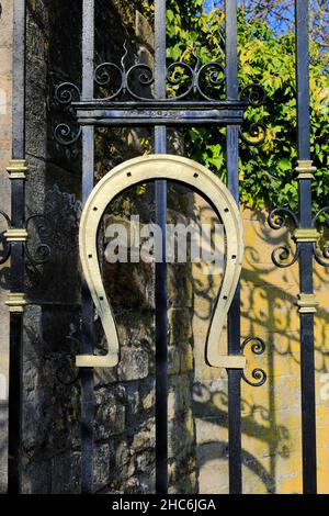 Sommer-Ansicht von Oakham Castle, Marktgemeinde Oakham, Rutland County, England, UK Stockfoto