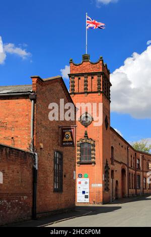 Die Glockenfabrik und das Museum von John Taylor and Co, Marktstadt Loughborough, Leicestershire, England Stockfoto