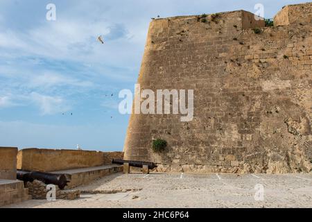 Alicante ist eine Stadt und eine Gemeinde von Spanien, der Hauptstadt der Provinz, in der Valencianischen Gemeinschaft. Stockfoto