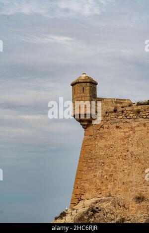 Alicante ist eine Stadt und eine Gemeinde von Spanien, der Hauptstadt der Provinz, in der Valencianischen Gemeinschaft. Stockfoto