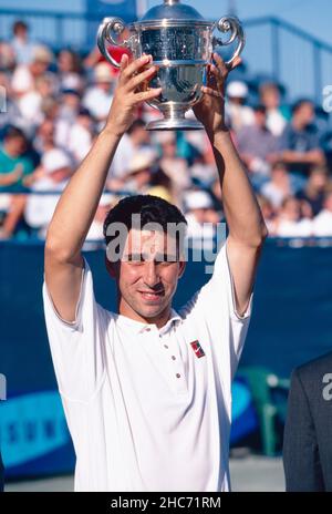 Der spanische Tennisspieler Albert Costa, 1990s Stockfoto