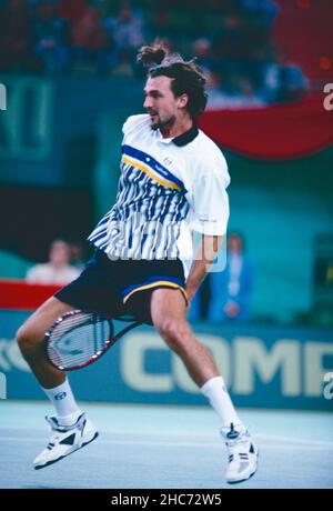 Kroatischer Tennisspieler Goran Ivanisevic, 1990er Jahre Stockfoto