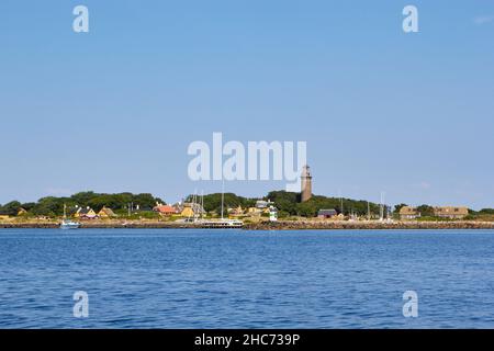 Hirsholm, Sommer; Hirsholmene, Dänemark Stockfoto