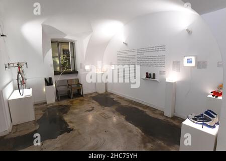 Museum der zerbrochenen Beziehungen. Zagreb, Kroatien Stockfoto