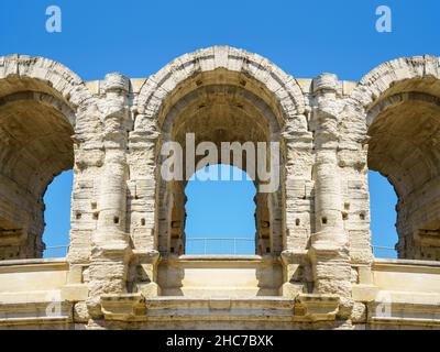 Ein Bild der Arena in Arles Frankreich Stockfoto