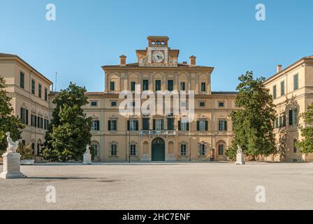 Palazzo Ducale Parma, erbaut 1561 für Herzog Ottavio Farnese nach einem Entwurf von Jacopo Barozzi da Vignola Stockfoto