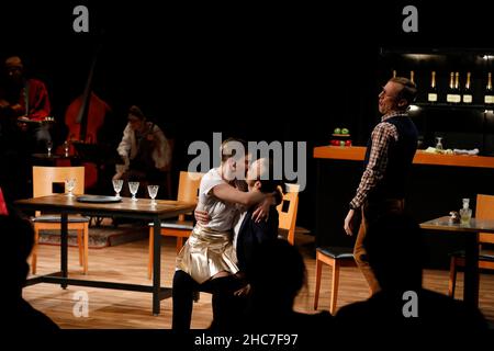 Gundula Köster, Agata Pontius, Caroline Siebert, Henning Bormann, Thilo Herrmann, Giso Weißbach, Helge Marx, Peter André Rodekuhr, Alexander G. Schäfe Stockfoto