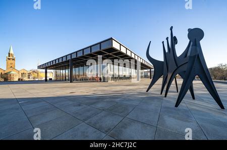 Neue Nationalgalerie, Berlin Stockfoto