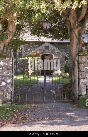Gatewy zur St. Johns Church in St. Johns im Tal Stockfoto