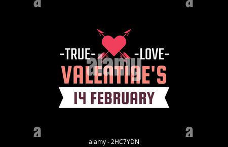 Happy Valentinstag ich liebe Sie für immer Runde Kreis Form Symbol abstrakt Monogramm Vektor-Logo-Vorlage Stock Vektor