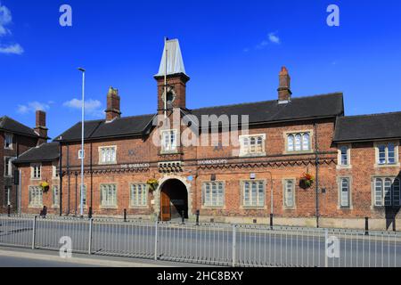 Die Kasernen Workshops, Newcastle-under-Lyme Staffordshire Stockfoto